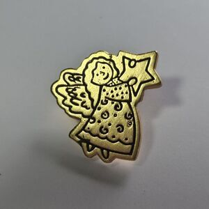 Hallmark Gold Tone You're An Angel Star Pin